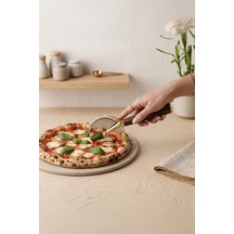 Akasya Saplı Gold Fonksiyonel Pizza Kesici,hamur Şekillendirici-paslanmaz Çelik Diğer