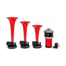 Mega Oto Market 12v 3 Borulu Stobel Tip Motorlu Havalı Korna