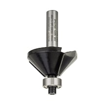 Bosch Stn Seri Ahşap İçin Çift Oluklu Sert Metal Bilya Yataklı PahAçma Freze 8x11x45MM - 2608628352