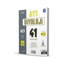 AYT 1.Dönem Biyoloji 41 Deneme -  Üçgen Akademi
