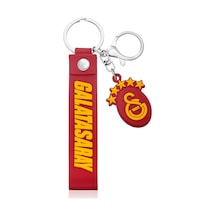 Galatasaray Kırmızı Charm Arma Silikon Anahtarlık Gssıl26011