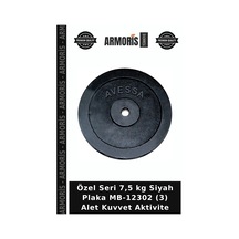Özel Seri 7,5 Kg Siyah Plaka Mb-12302 3 Alet Kuvvet Aktivite