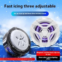 Willowhaven S25 Beyaz Ultra Sessiz Dijital Göstergeli Oyun İçin Cep Telefonu Soğutucu Fan