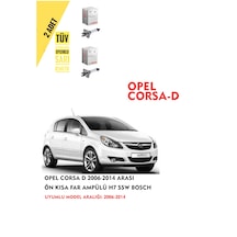 Opel Corsa D 2006-2014 Arası Ön Kısa Far Ampülü 2 Adet Sarı Ren