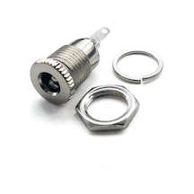 5.5 mm x 2.1mm DC Güç Soketi Metal Panel Montaj Power Jack