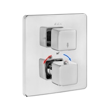 Eca Termostatik Ankastre Banyo Bataryası Sıva Üstü 2 Yollu 102167216-Kde Krom