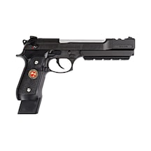 We-tech Custom Barry Burton Biohazard M92 Gen 1 Siyah Gbb Airsoft Tabanca