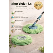 2katlı Mikrofiber Başlık Döner Moplar İçin