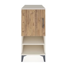 Kronos Komodin 3 Raflı Tek Kapaklı 44x59x96 Aytaşı-çam Aytaşı