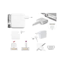 Apple Uyumlu MacBook Air A1466 Magsafe 2 45w Notebook Adaptör