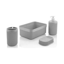 ALESTA Akrilik 4 Parça Banyo Takımı