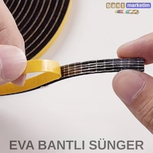 Eva Neopren Conta Sünger Bantlı Sızdırmazlık Bandı 8mm Kalınlıkta 50mmx10mt