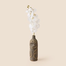 Deco Orkide Yapay Dal Çiçek - Beyaz - 104 Cm Çok Renkli