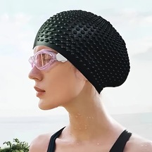 Dashanshop Siyah 1 Adet Nokta Desenli Yüksek Esnek Silikon Bone Siyah