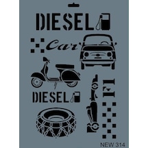 Mey İthalat Rich New Seri N-314 Stencil 35x25 Cm Belirtilmemiş