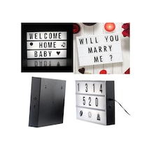 A4 Led Işıklı Yazı Panosu Lightbox Görseldeki Renk