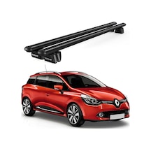 Pençe Renault Clio Iv Sportour 2012-2019 Uyumlu Siyah Ara Atkı Port Bagaj Tavan Barı
