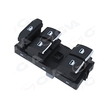 Gva Cam Açma Anahtarı Dörtlü Nikelajlı Skoda Octavıa 2013 Gva 8061120 5e0959857 5e0959857a