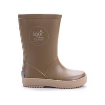 Igor Splash Dk Erkek Bebek Su Geçirmez Yağmur Kar Çizmesi W10292 Kahve - Bej Bej - Kahverengi