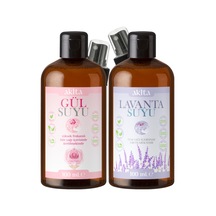 Akita Doğal Gül ve Lavanta Suyu Cam Şişe 2X100Ml