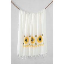 Mulberry Bambu Baskılı Peştemal Banyo Havlusu 001