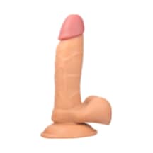 Hızlı Express Tam Realistik Real 19 CM Güçlü Vantuzlu Dildo Penis