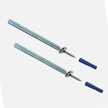 Metal Gizli Raf Tutucu Çinko 8x100 Takım 181ay0210221 Renkli
