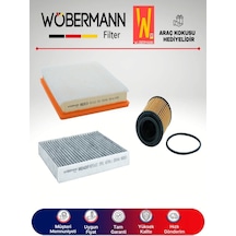 Wöbermann Opel İnsignia 2.0 CDTI Filtre Bakım Seti 2008-2015 3'lü Karbonlu