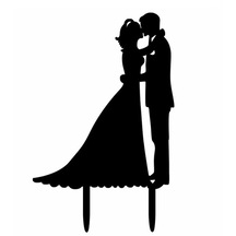 Yeni Mr Mrs Düğün Dekorasyon Kek Topper Akrilik Siyah Romantik Gelin Damat Kek Aksesuarları Düğün Parti Iyilik Için 7 16.6 10.7cm