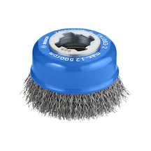 Bosch Professional Accessories Clean Dalgalı Tencere Fırçası Metal İçin, X-lock İçin, Ø 75 Mm, Tel Kalınlığı 0,3 Mm, Ø 125 Mm
