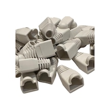 Beyaz Cat5 Kılıf Beyaz Cat6 Kılıf Rj45 Koruma Kılıfı Beyaz 100 Adet