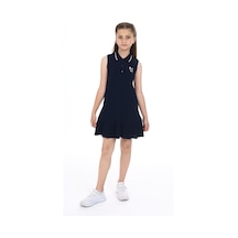 Toontoy Kız Çocuk Elbise Lacivert