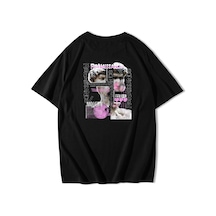 Brz Collection Unisex Oversize Renaissance T-shirt Siyah