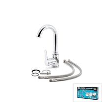 Go İthalat Krom Delta Lavabo Bataryası Aç Kapa Ktx-2639
