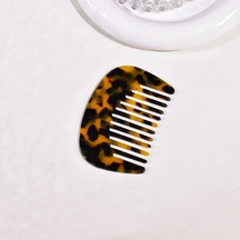 Snapbuy Kadınlar İçin Seyahat Tarak - Çok Renkli Asetik Asit Fransız Portatif Mini Tarak 1 Parça Çikolata Size Fits All