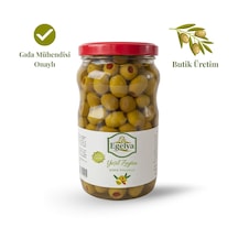 Egelya Akhisar Domat Biberli Yeşil Zeytin 1 Kg Aromatik, Dengeli Lezzet