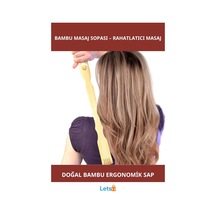 Doğal Bambu Kaşınma Ve Masaj Sopası Hafif Ve Ergonomik Tasarım Çok Renkli