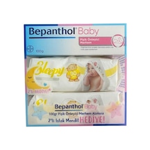Bepanthol Baby Pişik Önleyici Merhem 100 Gr- Sleepy Sensitive Islak Havlu 90'lı 2 Adet Hediye