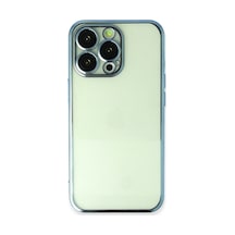 Apple iPhone Uyumlu 13 Pro Kılıf Razer Lensli Silikon - Açık Mavi Bz8683140335595