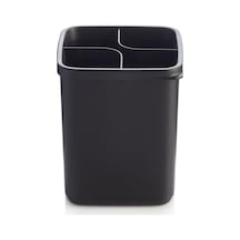 Mutfak Gereçleri Kutusu 16 Cm Siyah Düzenleyici Organizer Siyah