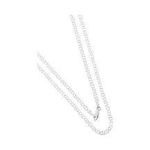 925 Ayar Gümüş Bar Model Zincir Kolye Genişlik 2,8 Mm