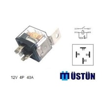 Üstün Mini Role Şeffaf 12v 4p 40a Ustun Rl140