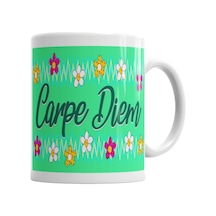 Carpe Diem Kupa Bardak Porselen No30193 Karışık