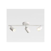 Üçlü Beyaz Led Spot Avize Led Ampullu Günışığı Ampullü Hareketli Siyah