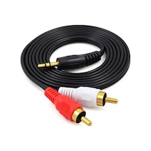 3.5 Mm Stereo To 2Rca Kablosu Aux Ses Kablosu 1.5 Metre An-8534