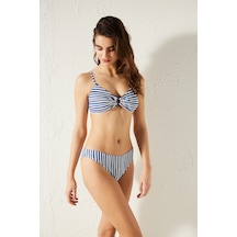 Penti Wind Bra Çizgili Bikini Üstü