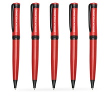 Kişiye Özel Kırmızı Metal Tükenmez Kalem 10 Adet Model 502
