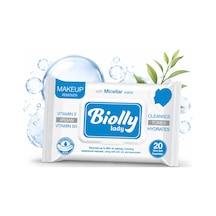 Biolly Micellar Makyaj Temizleme Mendili 20 Yaprak - Koli 24 Adet