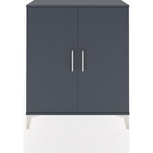 Arges Şifonyer 2 Raflı 2 Kapaklı 88x30x106 Antrasit-antrasit Antrasit