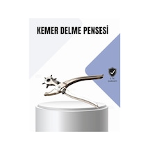 Mey İthalat Kemer Delme Pensesi Çok Amaçlı 6 Farklı Delik Boyu Ayarlı Deri Delme Aleti